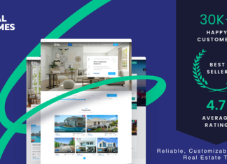 RH Theme WordPress de vente et de location immobiliere