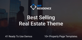 Theme WordPress Residence Real Estate