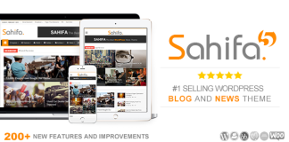 Theme WordPress Sahifa Responsive pour les actualites magazines