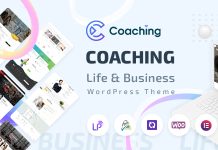 Theme WordPress de coaching Coach de vie et daffaires