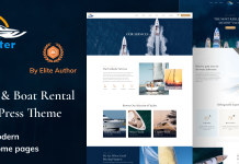 Yachter Theme WordPress de location de yachts et de