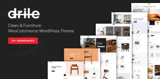 Drile Theme WordPress WooCommerce pour meubles